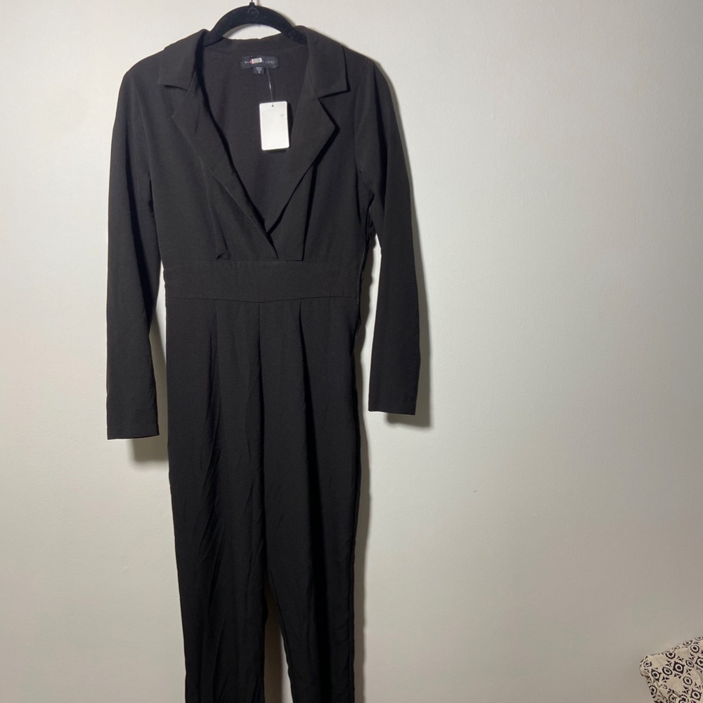Never Worn Slate & Willow Black Tailored Jumpsuit (Small)